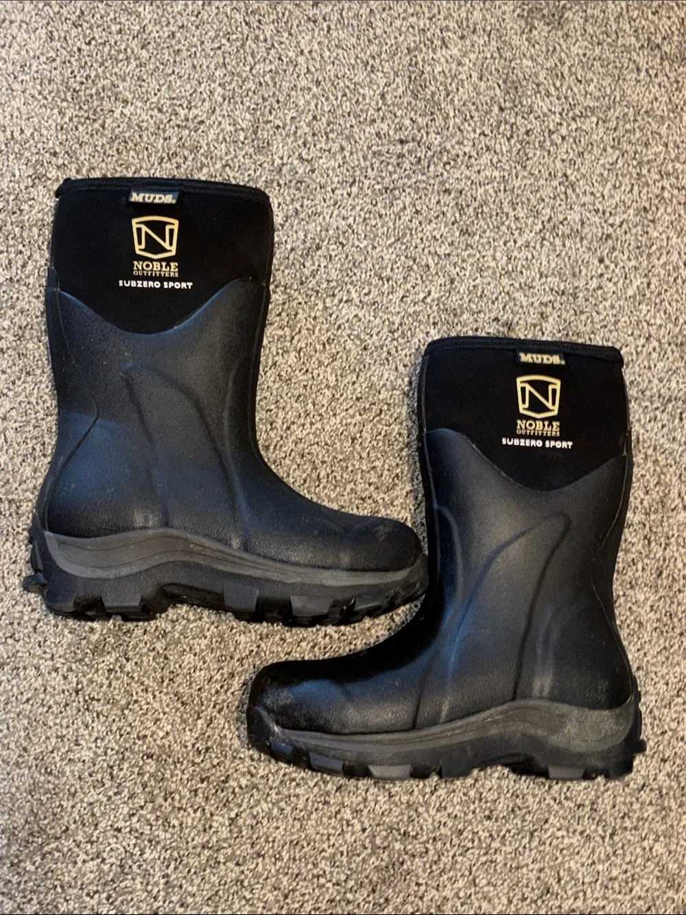 MEN'S NOBLE OUTFITTERS MUDS® SUBZERO SPORT WATERPROOF INSULATED BOOTS SIZE  8